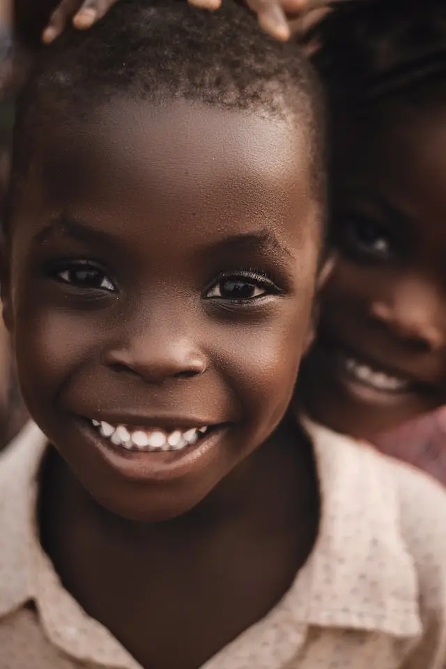 Smiling youth